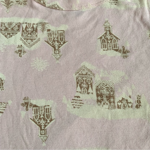 Gap Pink Gingerbread House Pajamas•Size 8 - Picture 4 of 4